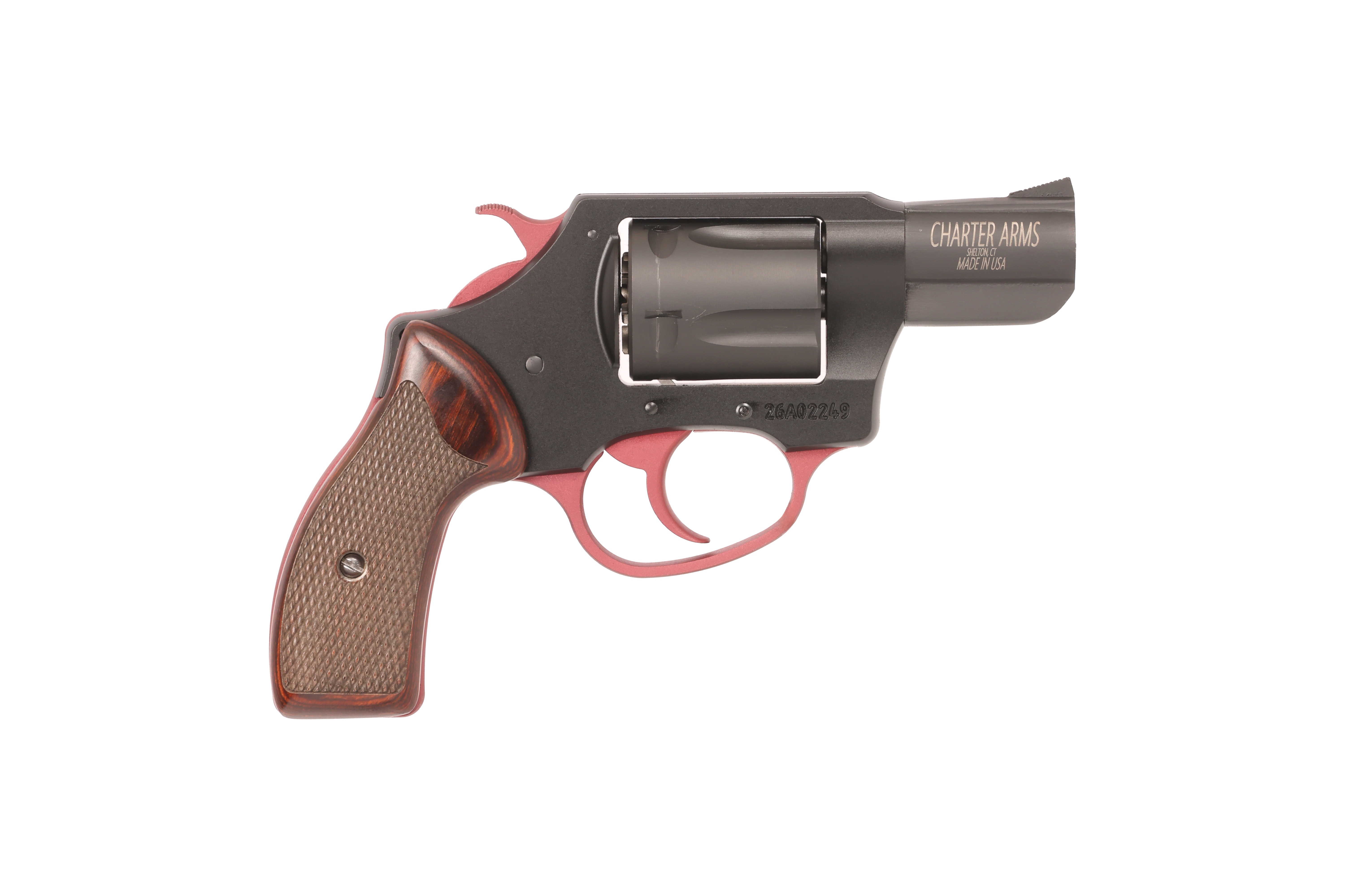 Charter Arms 53822 Merlot 38 Special 2.0" Black and Merlot Revolver - View 2