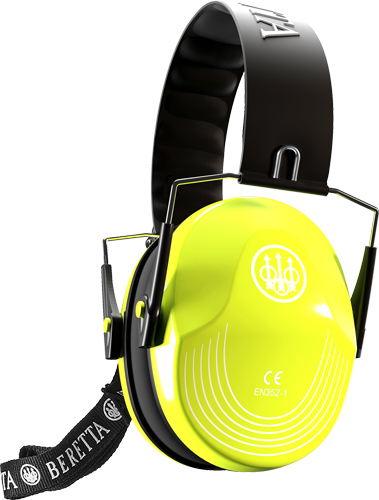 Beretta CF1000000202FF Safety Pro Earmuffs 25dB Fluorescent Yellow/Black - View 2