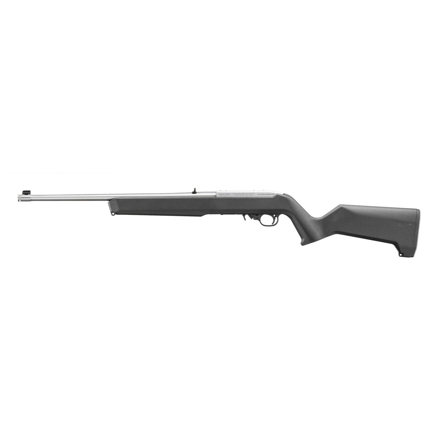 Ruger 32023 10/22 Carbine 22 LR 18.5" Satin Stainless Rifle - View 2