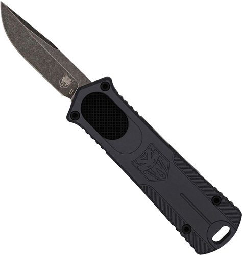 CobraTec CBT CALI 952 Black D2 Drop Point Auto Knife - View 2