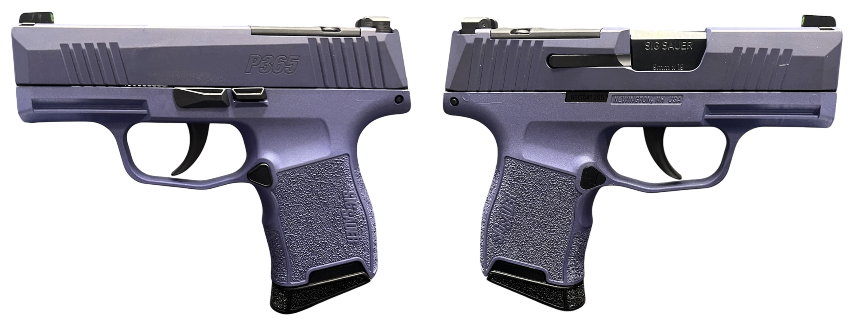 SIG SAUER P365 9MM PISTOL 3.10" OPTIC READY TWO TONE PURPLE 2-10RD - View 2