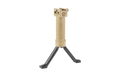 Grip Pod GPS.02 Bipod Fits Picatinny Standard Attachment Tan Aluminum Legs - View 5