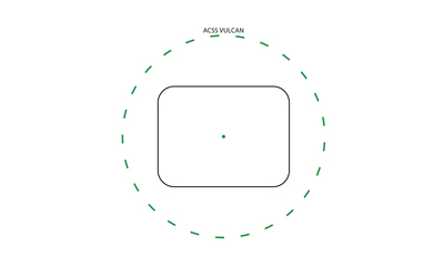 Primary Arms 507K-GR-X2 Green Dot Sight Green ACSS Vulcan Reticle Anodized - View 4