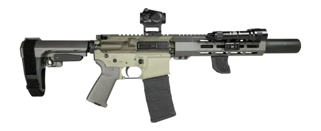Shark Coast Tactical Sneeky Pete Deluxe 5.56 NATO 7.5 In 30+1 Cerakote - View 2