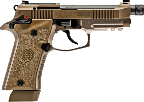 Beretta J80XTD10 80X Cheetah 380 ACP 4.4" Flat Dark Earth Semi-Auto Pistol - View 2