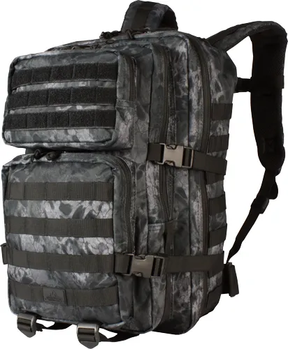 Red Rock Gear PRYM1 Large Assault Pack Blackout Camo MOLLE Pockets - View 2