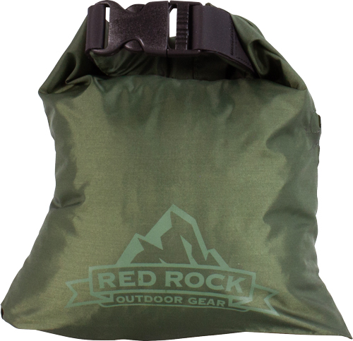 Red Rock Roll Top Dry Bag 1 Liter Waterproof OD - View 2