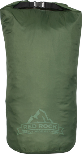 Red Rock Roll Top Dry Bag 25 Liter Waterproof OD - View 2