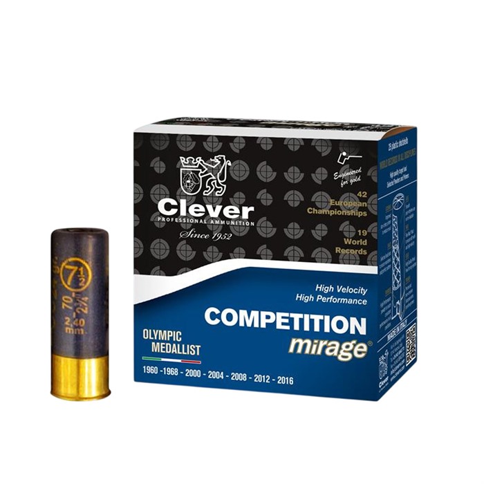 Clever T2 Competition 12 Gauge 1oz #7.5 1250fps 25rd Box - View 2