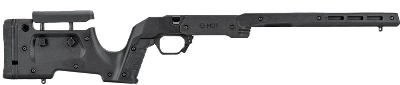 Mdt Sporting Goods Inc 104691BLK XRS Chassis Black Aluminum Core with Polymer Panels, Adj. Cheekrest, M-LOK Forend, Interchangeable Grips, AICS Mag Compatible, Fits Short Action Remington 700 - View 2