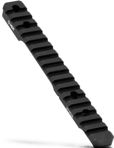Mdt Sporting Goods Inc 104488BLK Picatinny Scope Rail Black Anodized Aluminum 11" Long, Fits CZ 457, 20 MOA - View 2