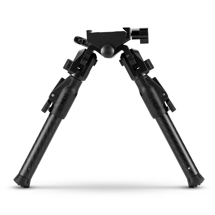 Mdt Sporting Goods Inc 105561BLK GRND-POD Black 4.50"-9" Carbon Fiber/Aluminum, Adj. Throw Lever, 4 Leg Postitions, Fits ARCA Rail & RRS Dovetail - View 3