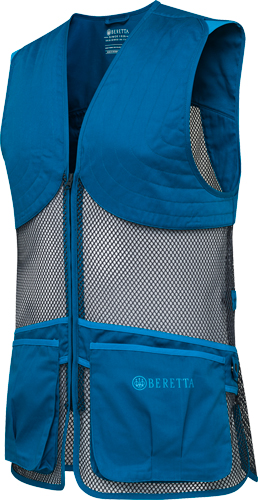Beretta GT671T1553605E2L Men's Full Mesh Vest Large Blue Twilight - View 2