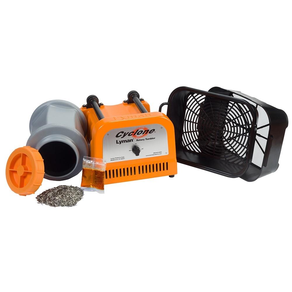 Lyman Cyclone Rotary Tumbler Orange/Blue Multi-Caliber 1000 Cases 10 lbs - View 2