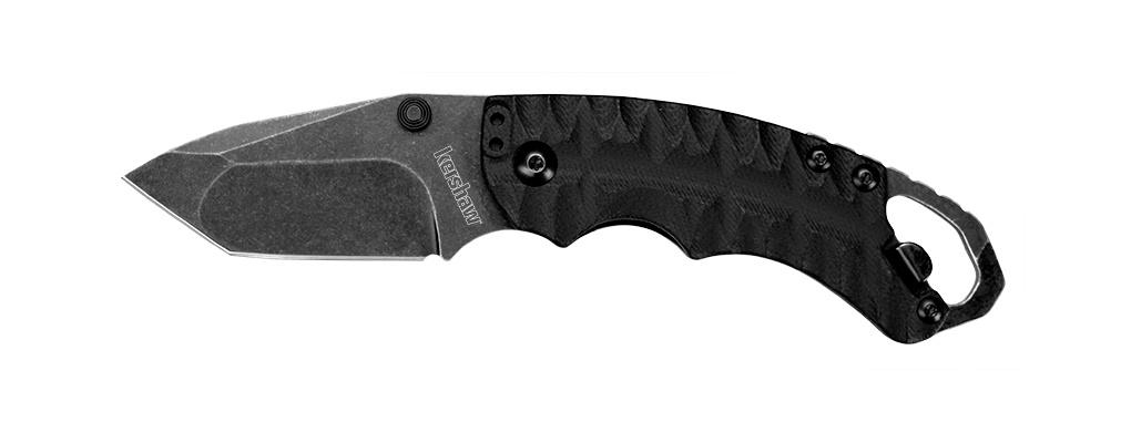 Kershaw 8750TBLKBW Shuffle II 2.6" Tanto Blade Black Nylon Handle Knife - View 2