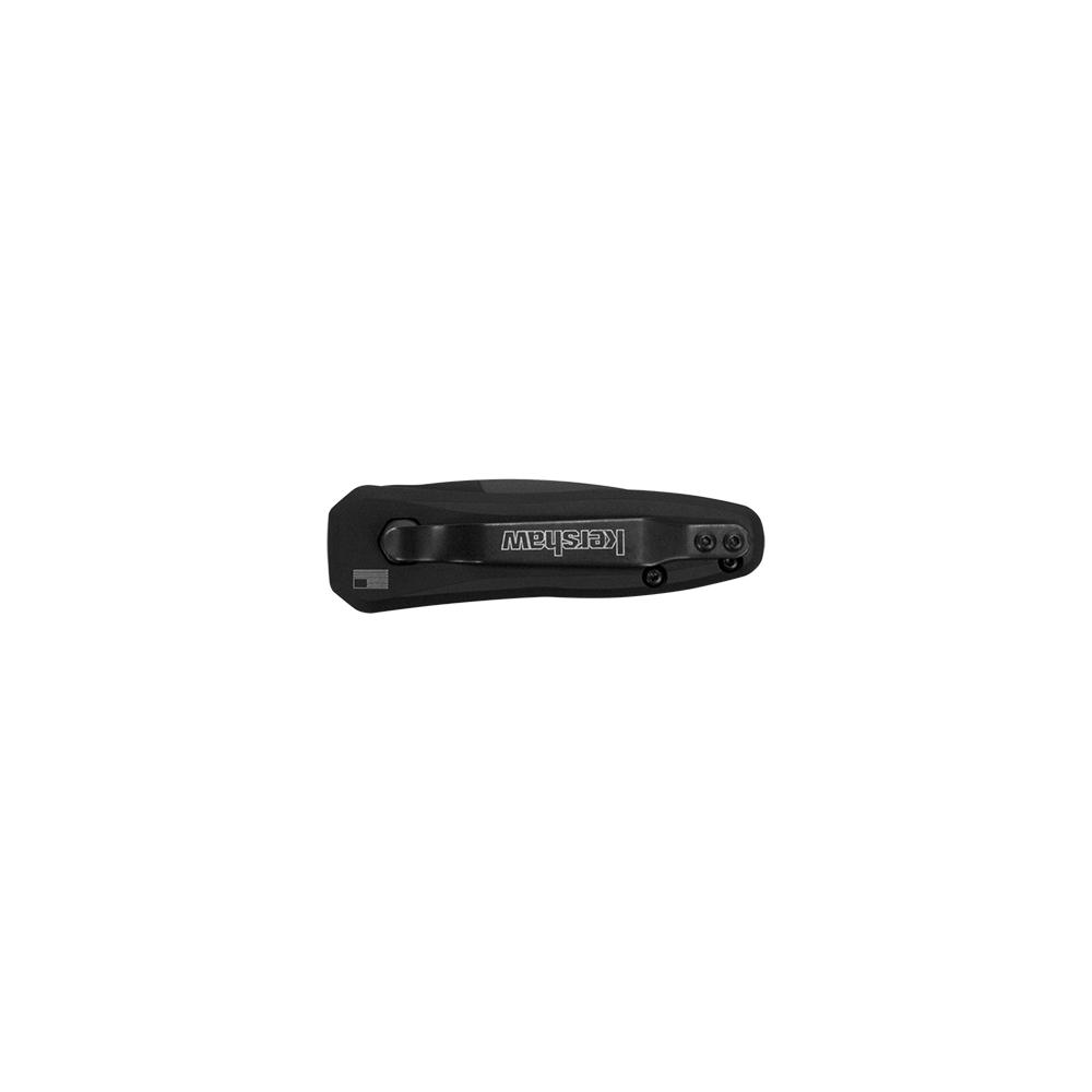 Kershaw 7500BLK Launch 4 Black 1.9" Spear Point Plain Blade Scales - View 2