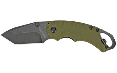 Kershaw 8750TOLBW Shuffle II Tanto Knife Olive Blackwash with Opener - View 2