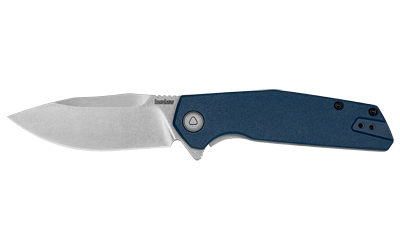 Kershaw 2036 Lucid Folding Knife 3.2 in Blue Stonewashed 8Cr13MoV Blade - View 2