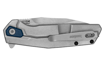 Kershaw 2036 Lucid Folding Knife 3.2 in Blue Stonewashed 8Cr13MoV Blade - View 3