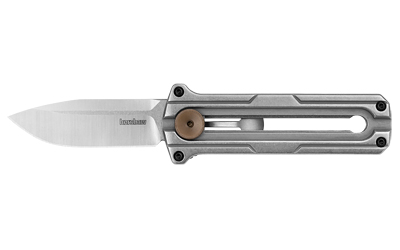 Kershaw 2046 Cybernet OTF D2 Spear Point Blade Stonewash Finish - View 2