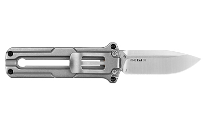 Kershaw 2046 Cybernet OTF D2 Spear Point Blade Stonewash Finish - View 3