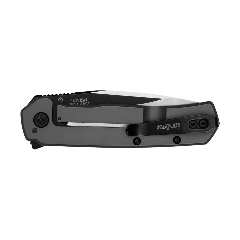 Kershaw 1411 Thermal EDC 2.95" Drop Point Blade Gray PVD Handle Knife - View 2