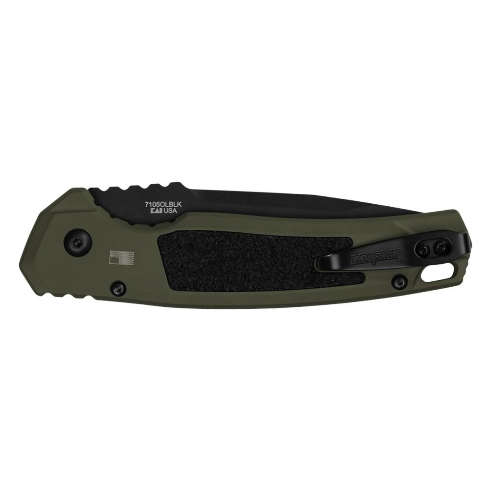 Kershaw 7105OLBLK Launch 16 3.45" Tanto Plain Blade Knife - View 2