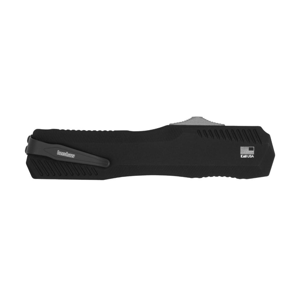 Kershaw Livewire 9000CF Carbon Fiber 3.35" Auto Stonewash Knife - View 2