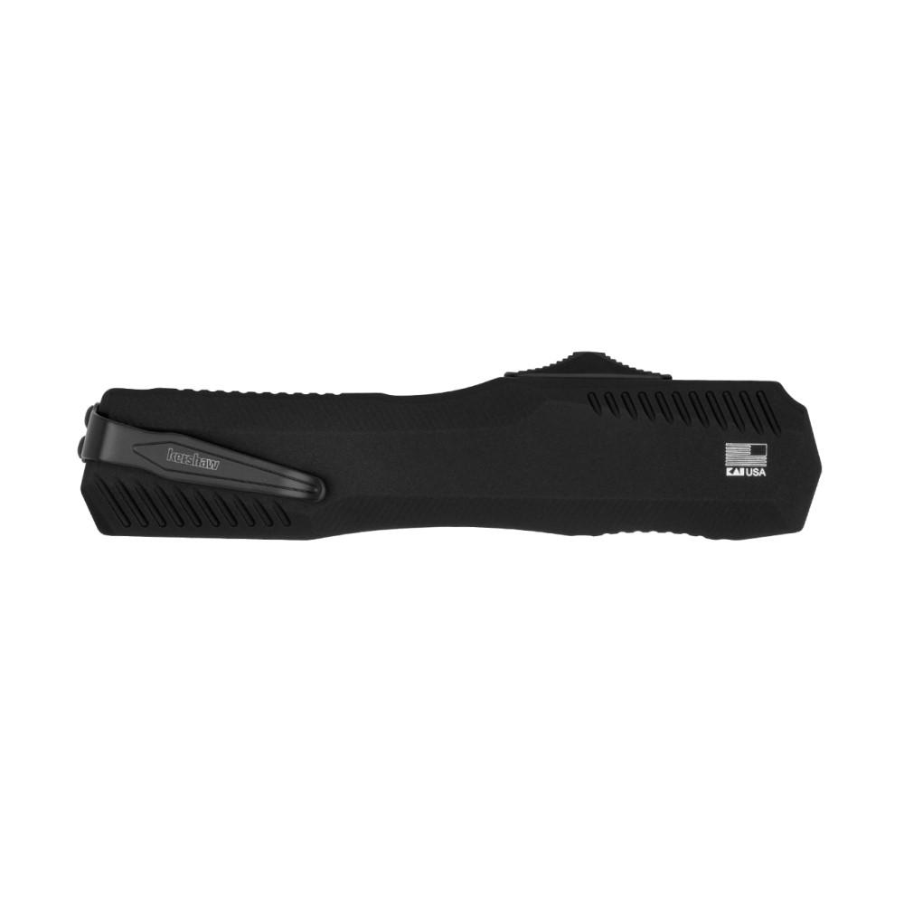 Kershaw Livewire 9000 Double Edge 3.45" Auto Black Knife - View 2
