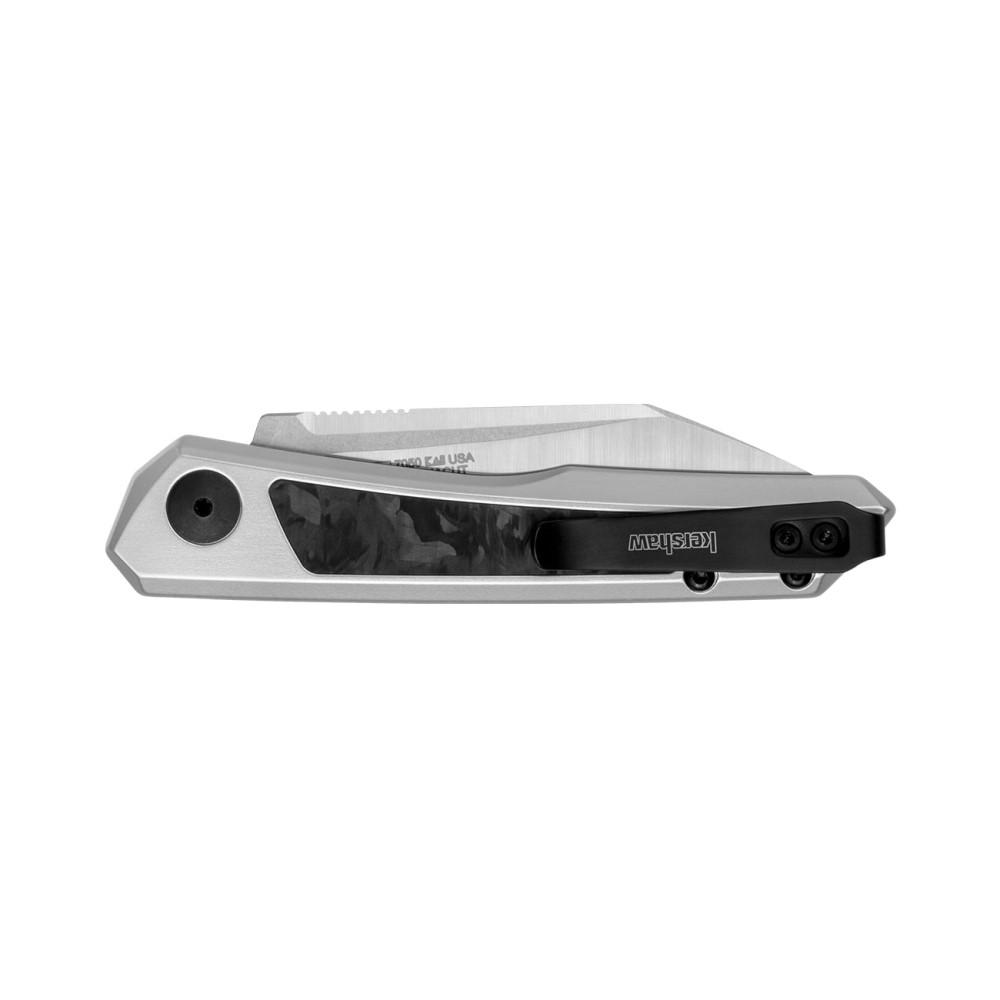 Kershaw 7050 Launch 20 Plain Stonewash MagnaCut Push Button Auto Knife - View 2