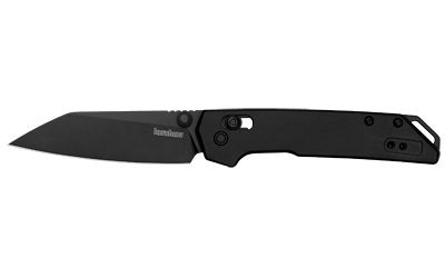 Kershaw 2051RBLK Mini Iridium 3" Reverse Tanto Plain Black Knife - View 2