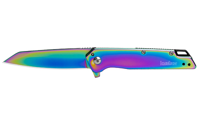 Kershaw 1365RBW Misdirect 3" Reverse Tanto Plain Rainbow Knife - View 2