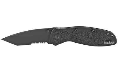 Kershaw 1670TBLKST Blur Tanto Knife Black Serrated Stainless Steel Blade - View 2