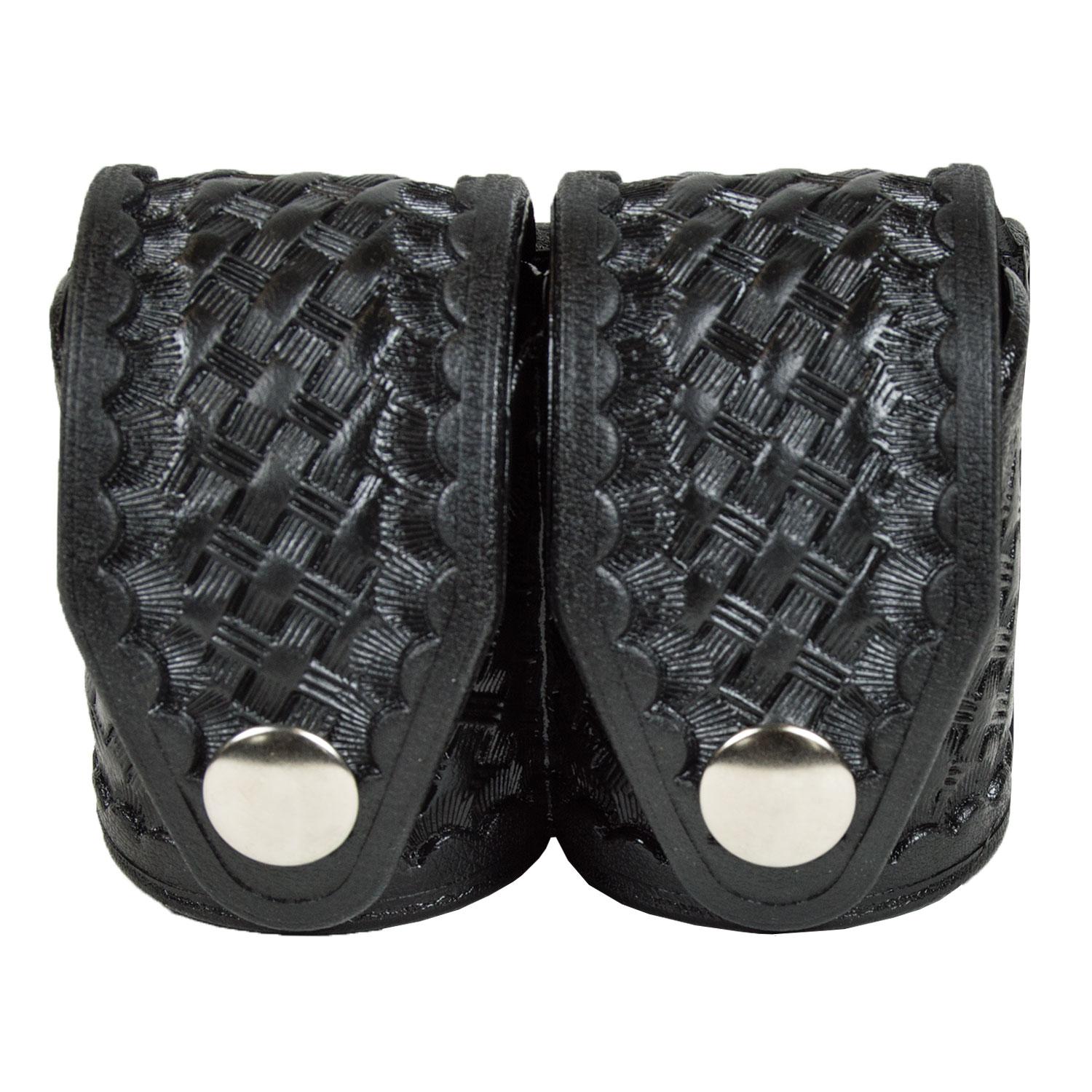 HKS Large Black Basket Weave Speedloader Pouch Md: - View 2