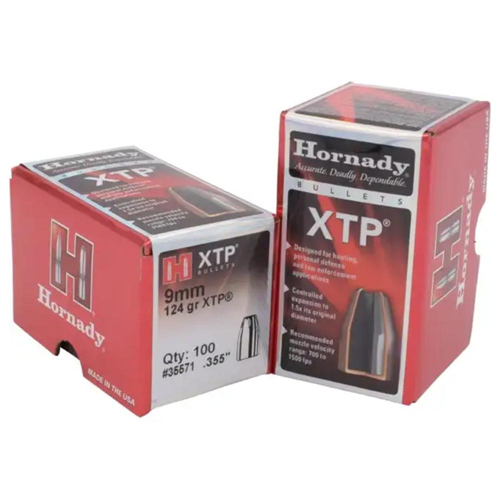 Hornady 35571 XTP 9mm 124 Grain Hollow Point 100 Count Box - View 2