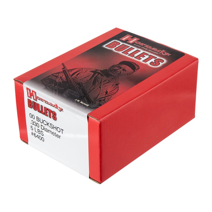 Hornady 6400 #00 .330" Diameter Lead Buckshot 5lb Bag - View 2