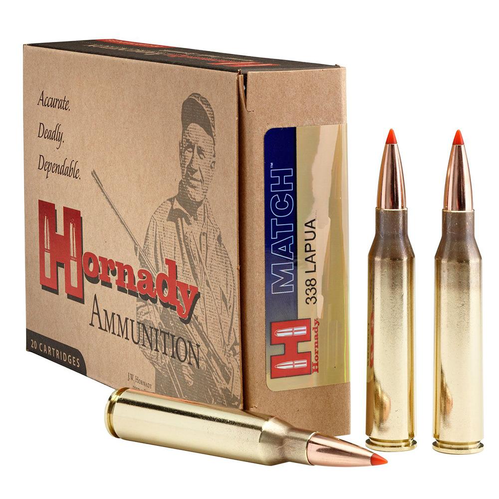 Hornady 8230 338 Lapua Magnum 250 Grain BTHP Match 20 Rounds per Box - View 2