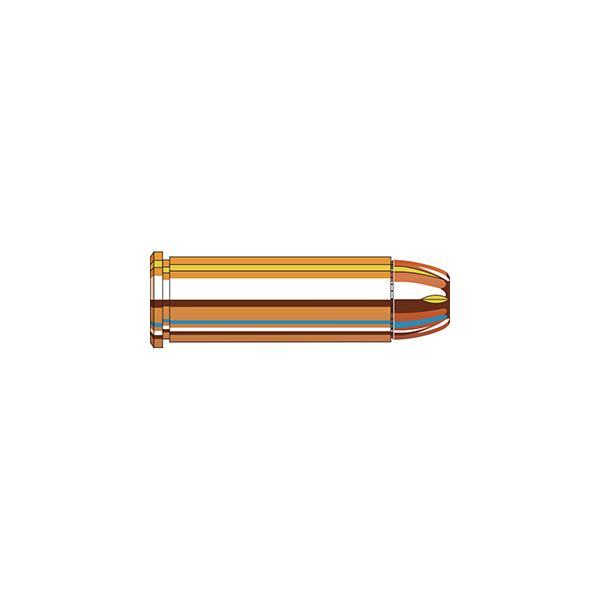 Hornady 9088 Custom 44 Rem Mag 300 Grain XTP 20 Rounds Brass - View 2