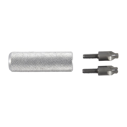 Hornady 041210 Primer Pocket Reamer Small Silver with Handle & Cutter Heads - View 2