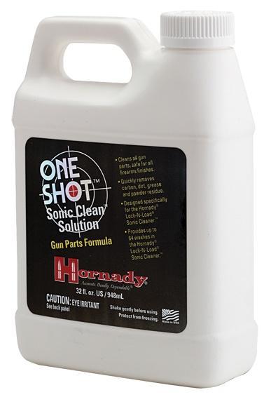 Hornady 043360 Sonic Clean Solution - Brass Cleaner - Removes Tarnish - 32 oz Bottle - View 2