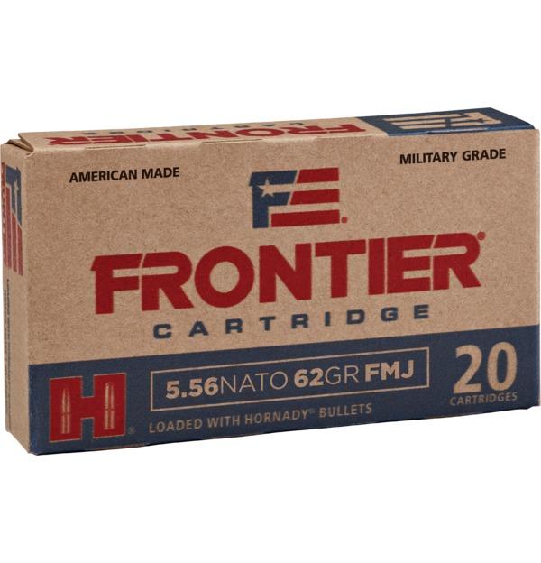 Hornady Frontier 5.56 Nato 62 Grain FMJ 150 Rounds Brass Case - View 2