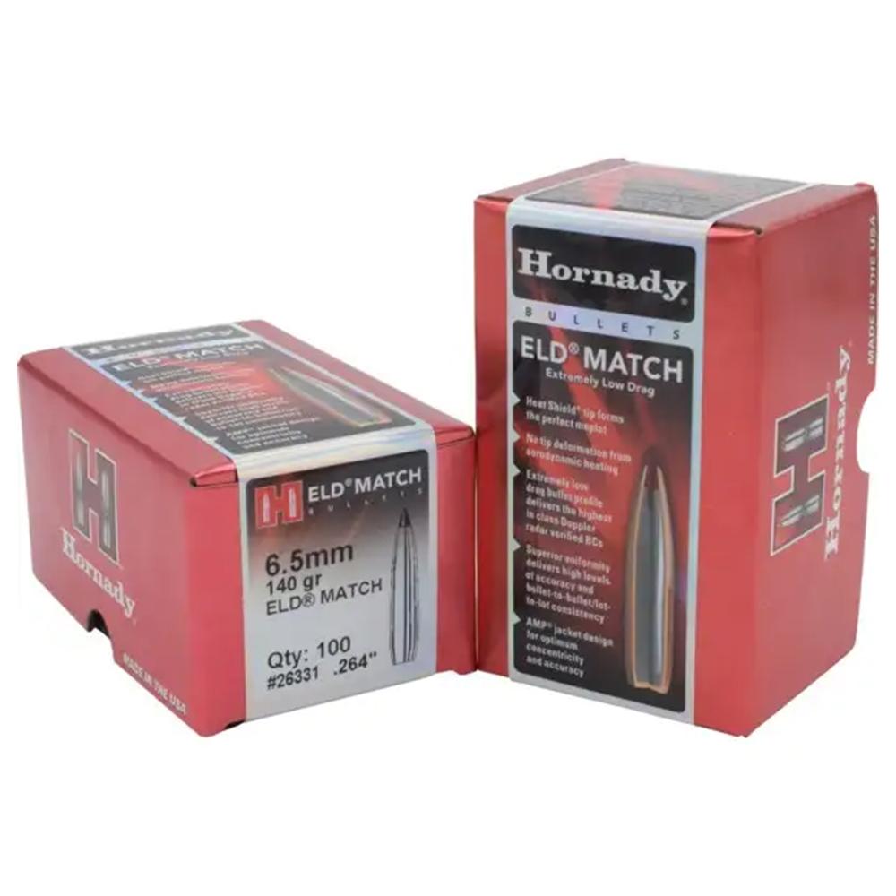 Hornady 263311 6.5mm .264 140gr ELD Match Bullets 500/Box - View 2