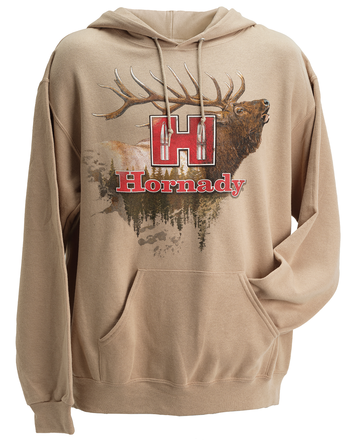 Hornady 99612M Elk Medium Tan/Khaki Hoodie - View 2