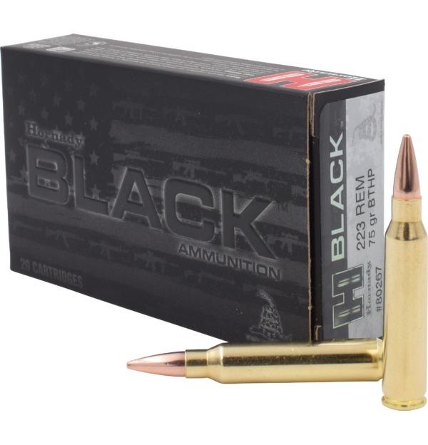 Hornady Black .223 Remington 75Gr BTHP Match 20Rd Box Rifle Ammo (80267) - View 2