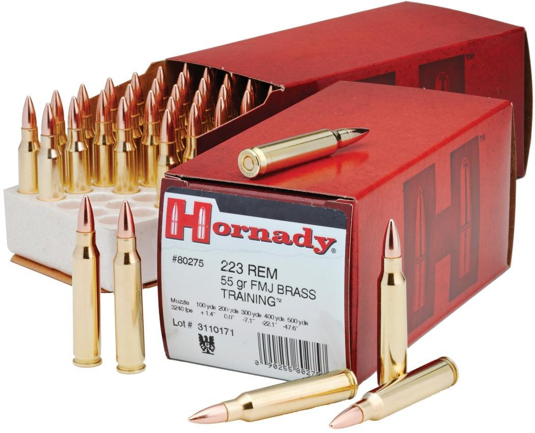 Hornady 80275 Custom Target 223 Rem 55 gr FMJBT 50 Per Box/ 10 Cs - View 2