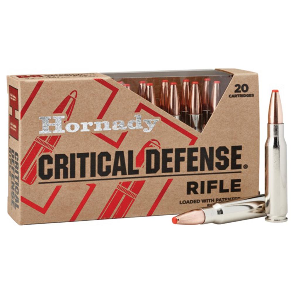 Hornady 80920 Critical Defense 308 Win 155gr FTX 20 Per Box/10 Cs - View 2