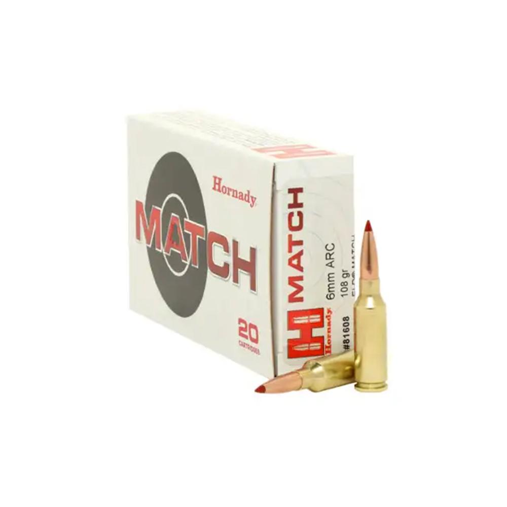Hornady 81608 Match Target 6mm ARC 108 gr ELD-M 20 Per Box/ 10 Cs - View 2