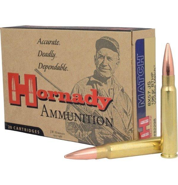 Hornady 82298 Match 8mm Mauser 196gr BTHP Ammo 20 Rounds - View 2