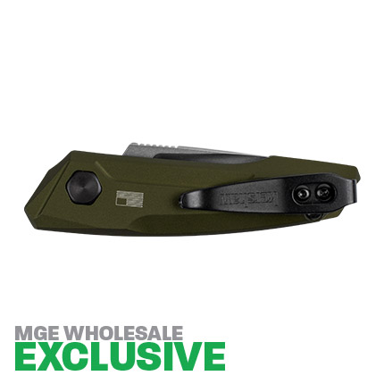 Kershaw 7250OLSW Launch 9 1.9" Drop Point CPM154 Olive Aluminum Handle - View 2