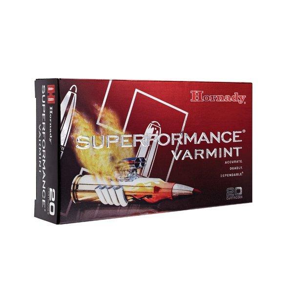 Hornady 83005 Superformance Varmint 17 Hornet 20 gr V-Max - 25 Per Box/ 10 Cs - 3078 fps - 422 ft lbs - Brass - Varmint - View 2